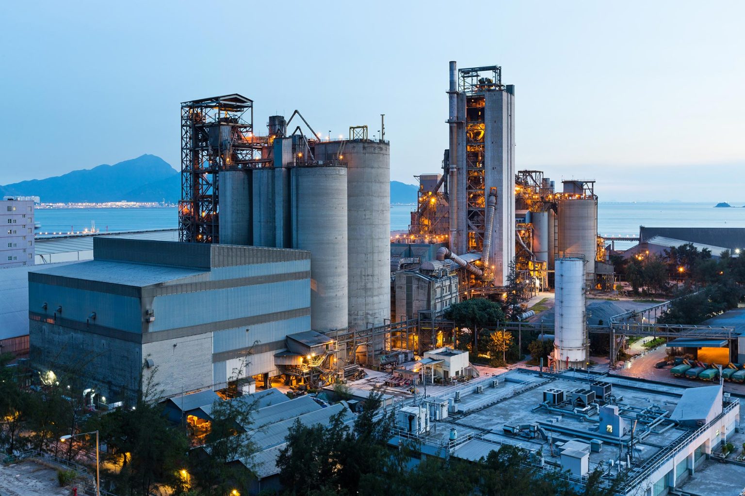 Modern industrial plant